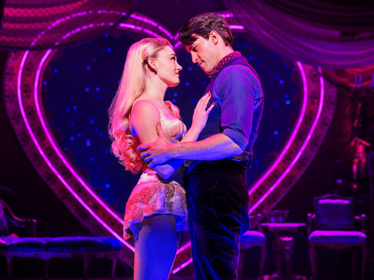 Meg Donnelly and Christian Douglas in Moulin Rouge on Broadway